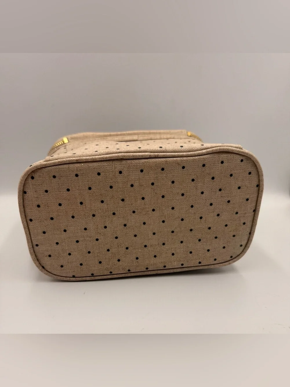Kate Spade New York Out to Lunch insulated Tote Bag Deco Dots Beige /Black